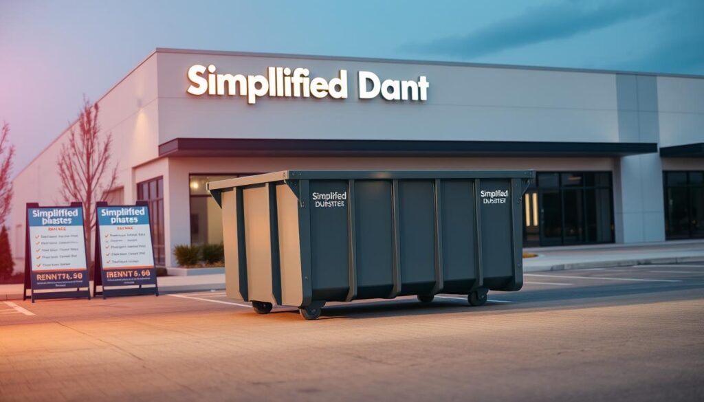 dumpster rental cost