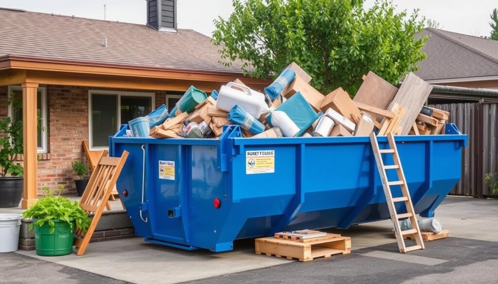 dumpster rental for home renovation