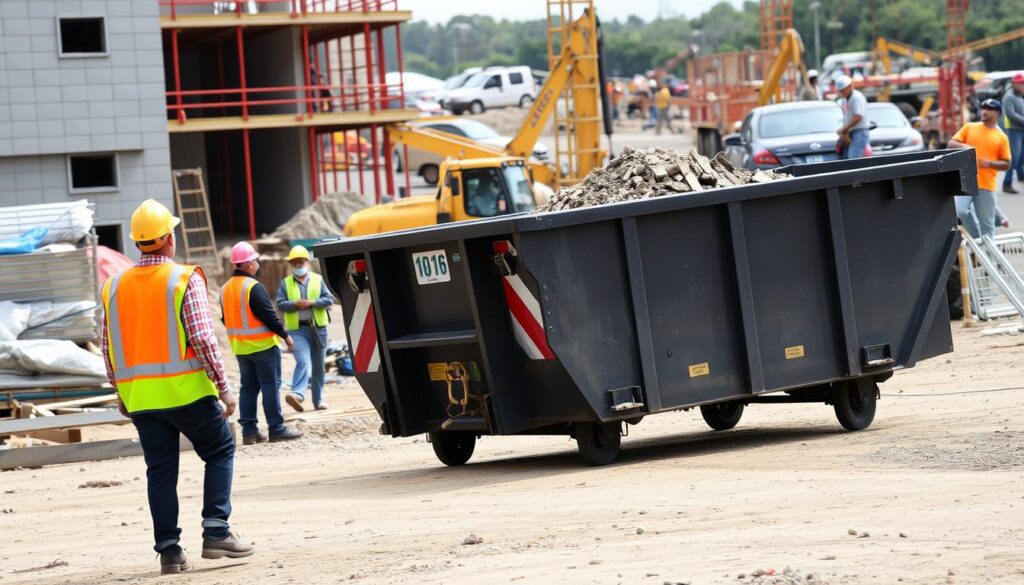 dumpster rental process