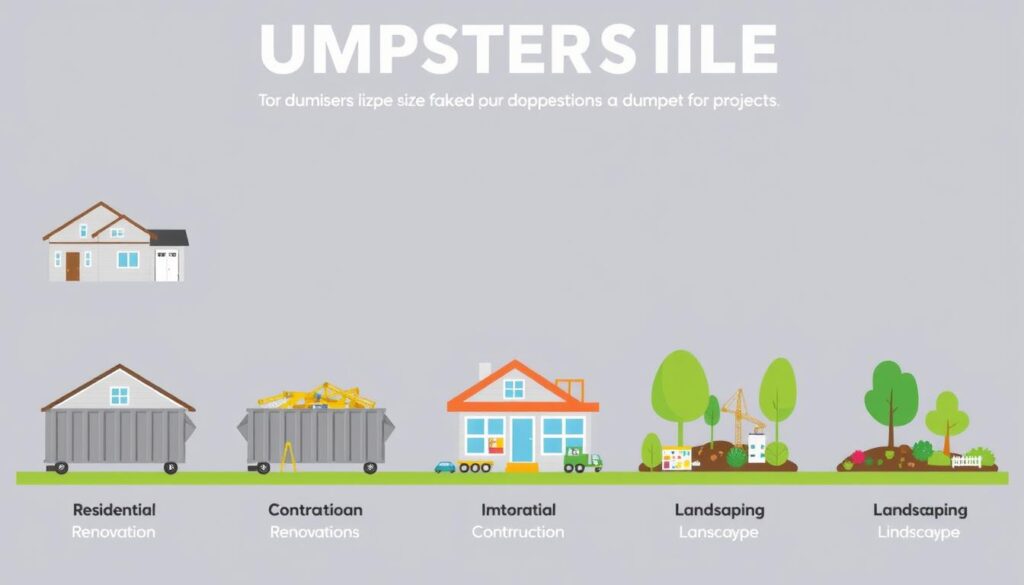 dumpster sizes for projects