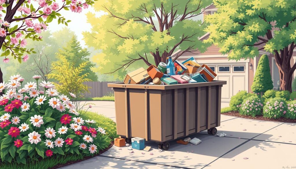 spring cleaning projects dumpster rental