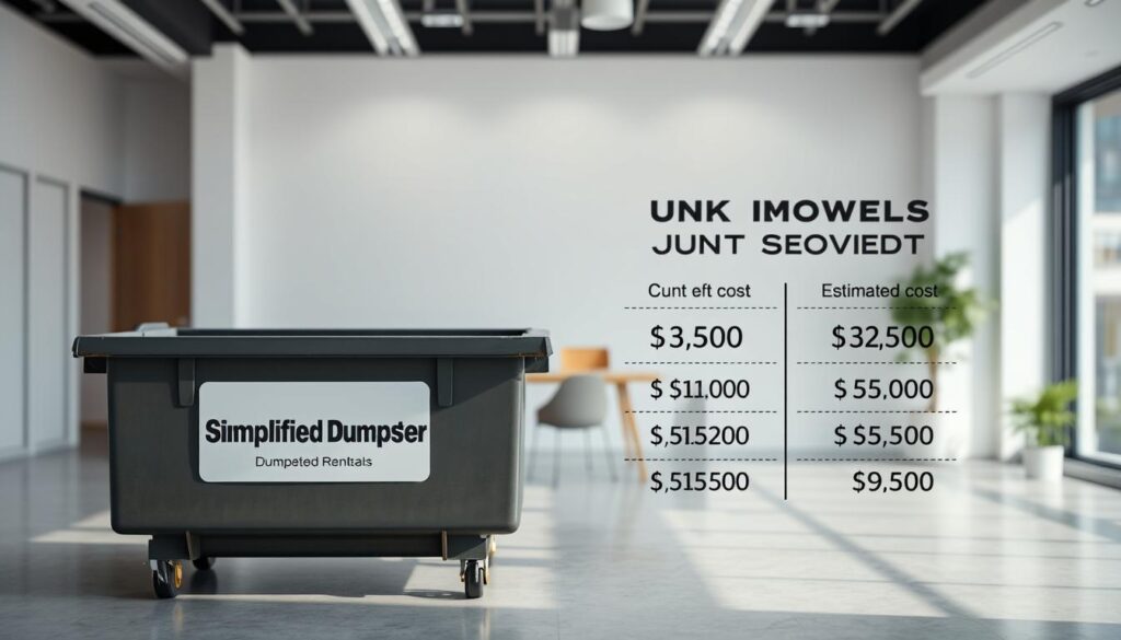 dumpster rental cost comparison