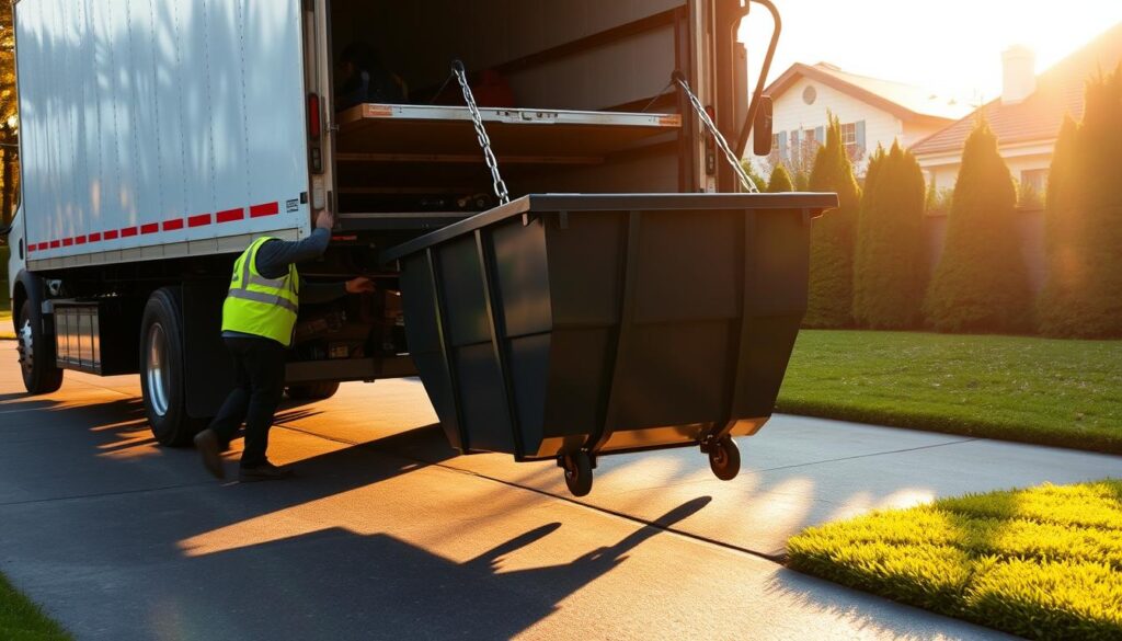 dumpster delivery process