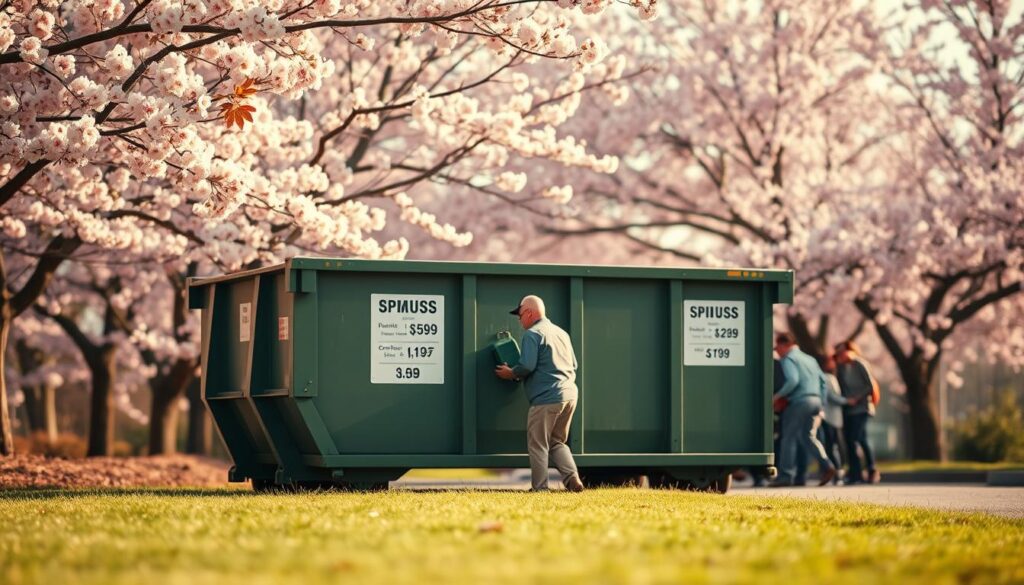 dumpster rental prices