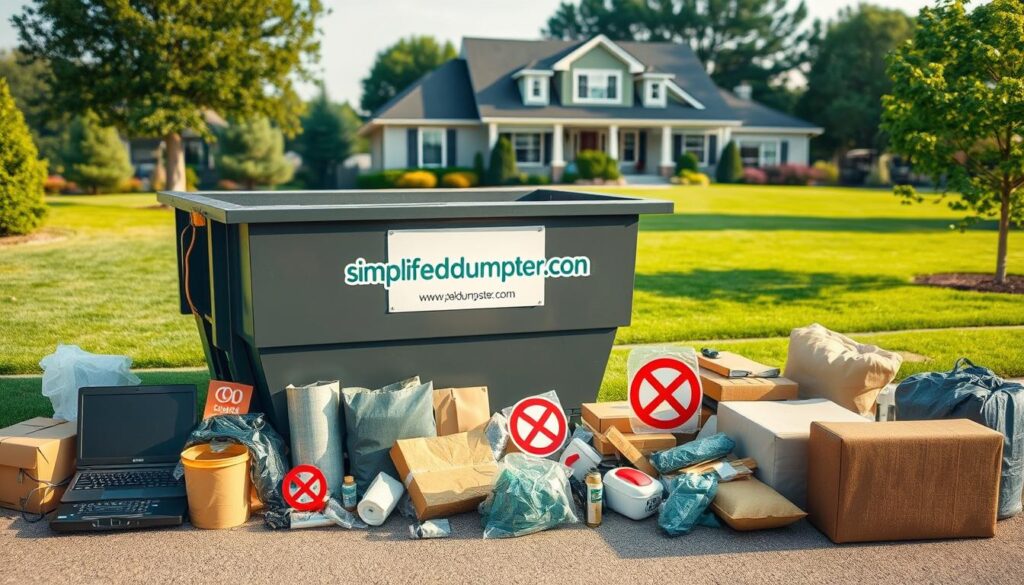 Dumpster rental services for household waste