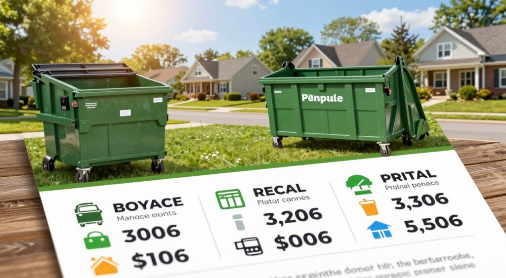 dumpster rental pricing